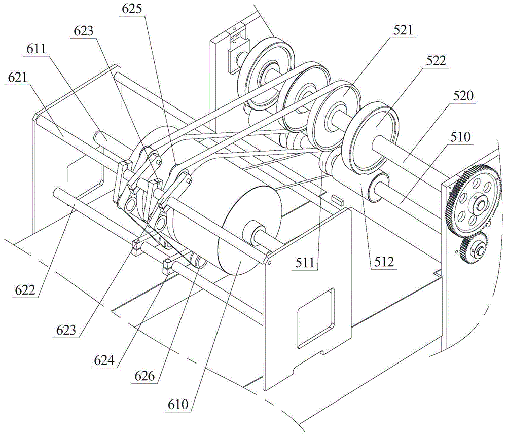 Hand bag forming machine and bag body turning device thereof