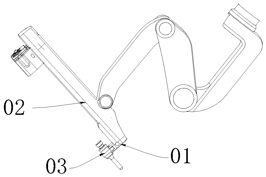 Positioning device and positioning method of mechanical arm of surgery robot