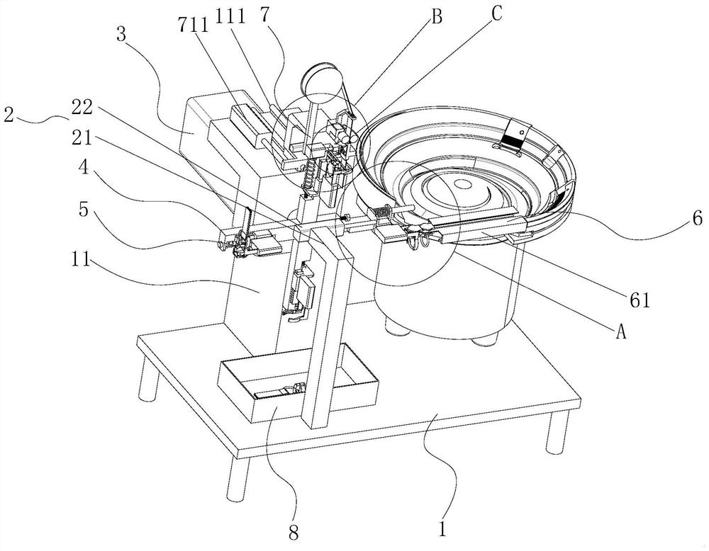 An automatic tape loading machine for the zipper head of luggage