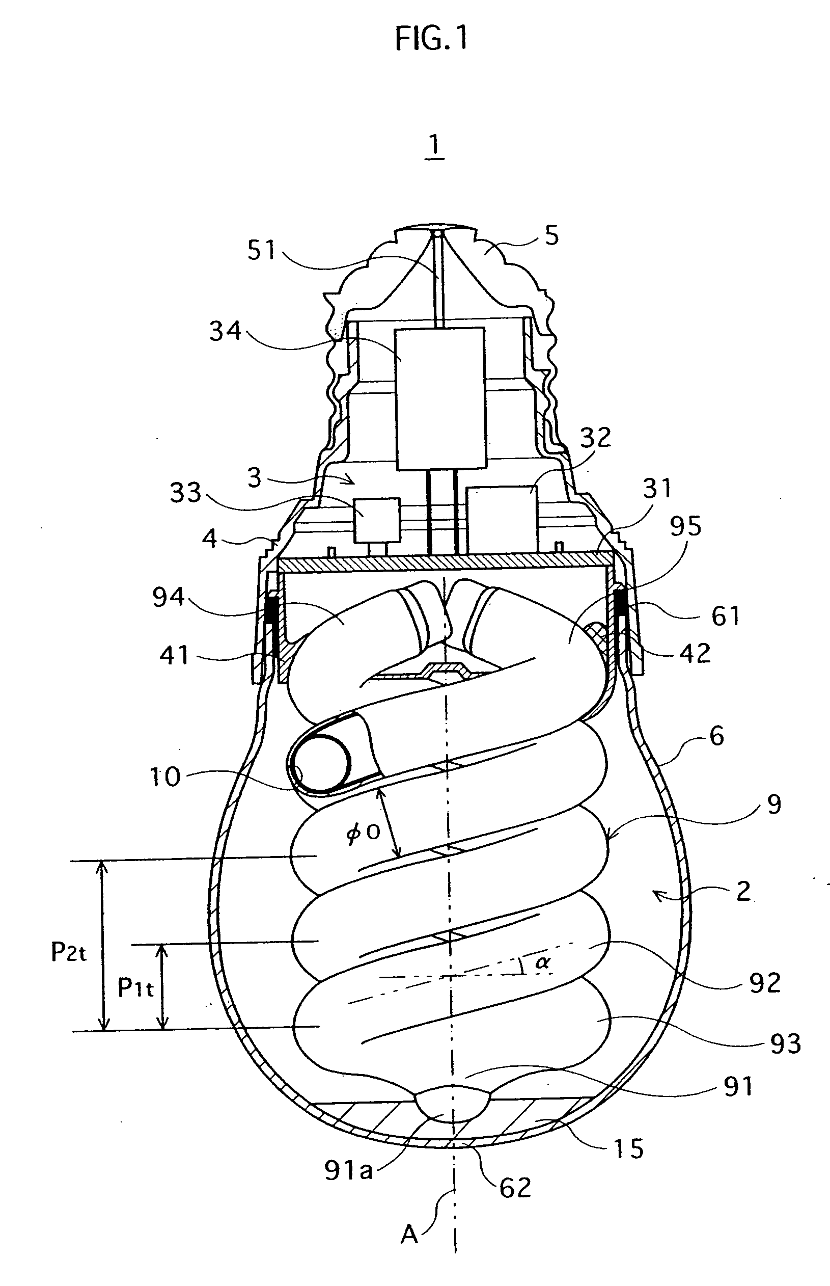 Arc tube, discharge lamp, and production method of such arc tube, which enables brighter illuminance