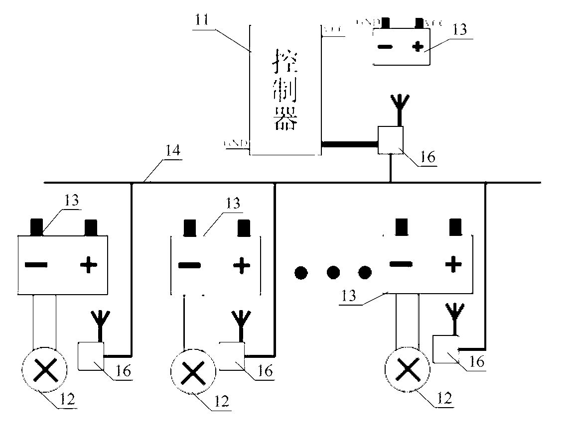 Distributed power supply device