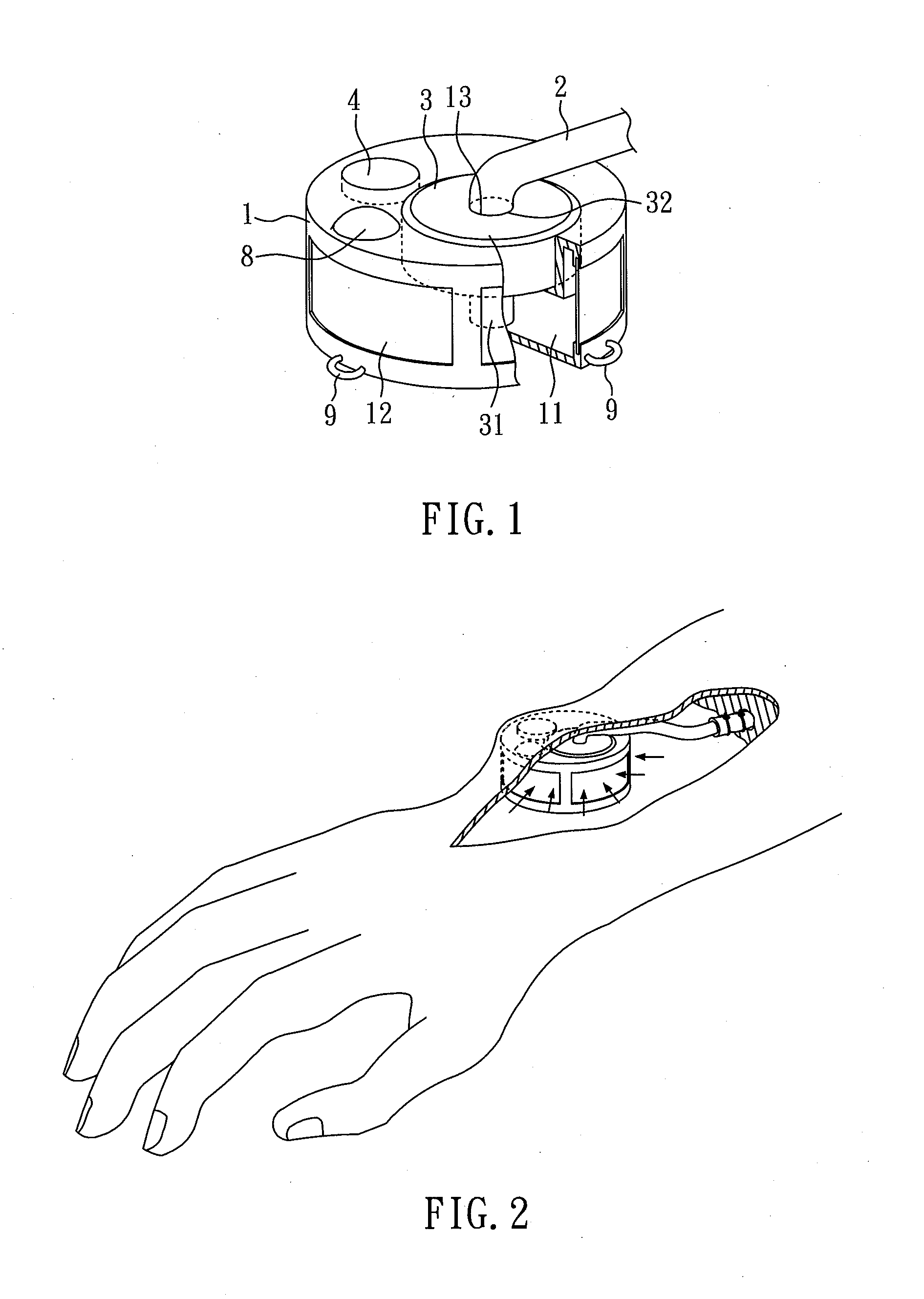 Device for draining lymph into vein