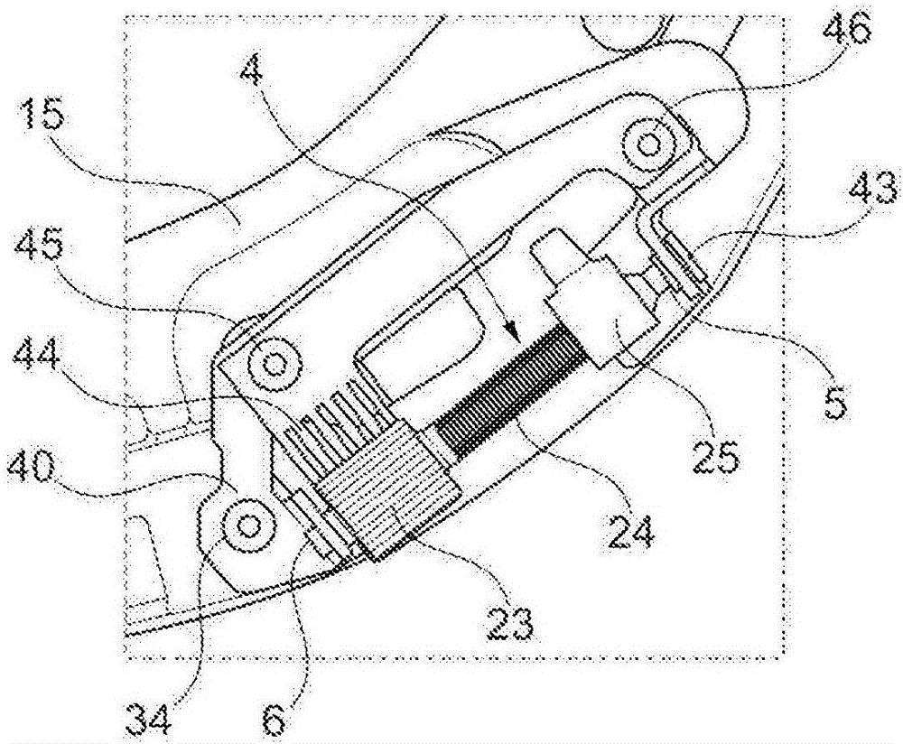 Spindle retainer for a readjustment device