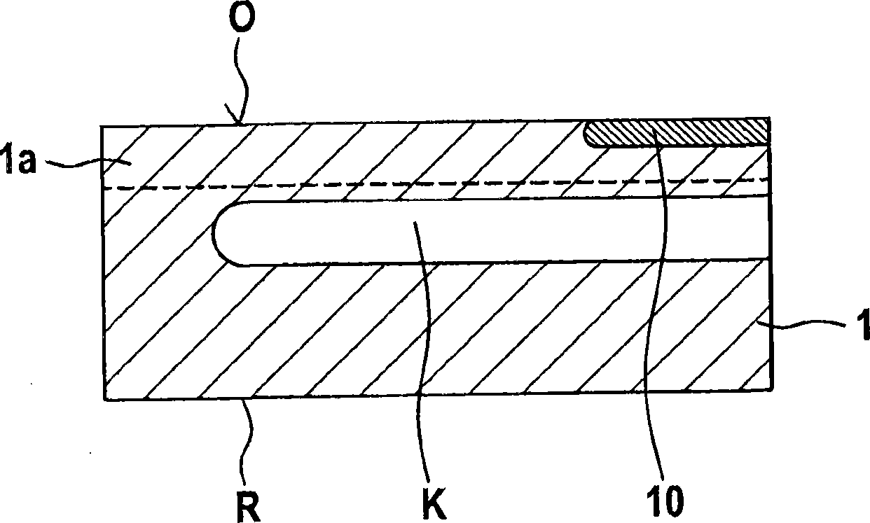 Microelectronic component and corresponding production process