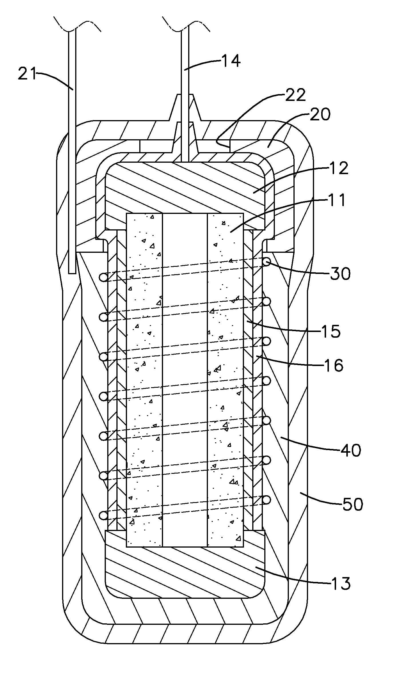 Overcurrent protective wire wound resistor