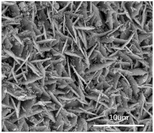 Preparation method of crystalline-amorphous MoO3@Ni3S2 material for super capacitor