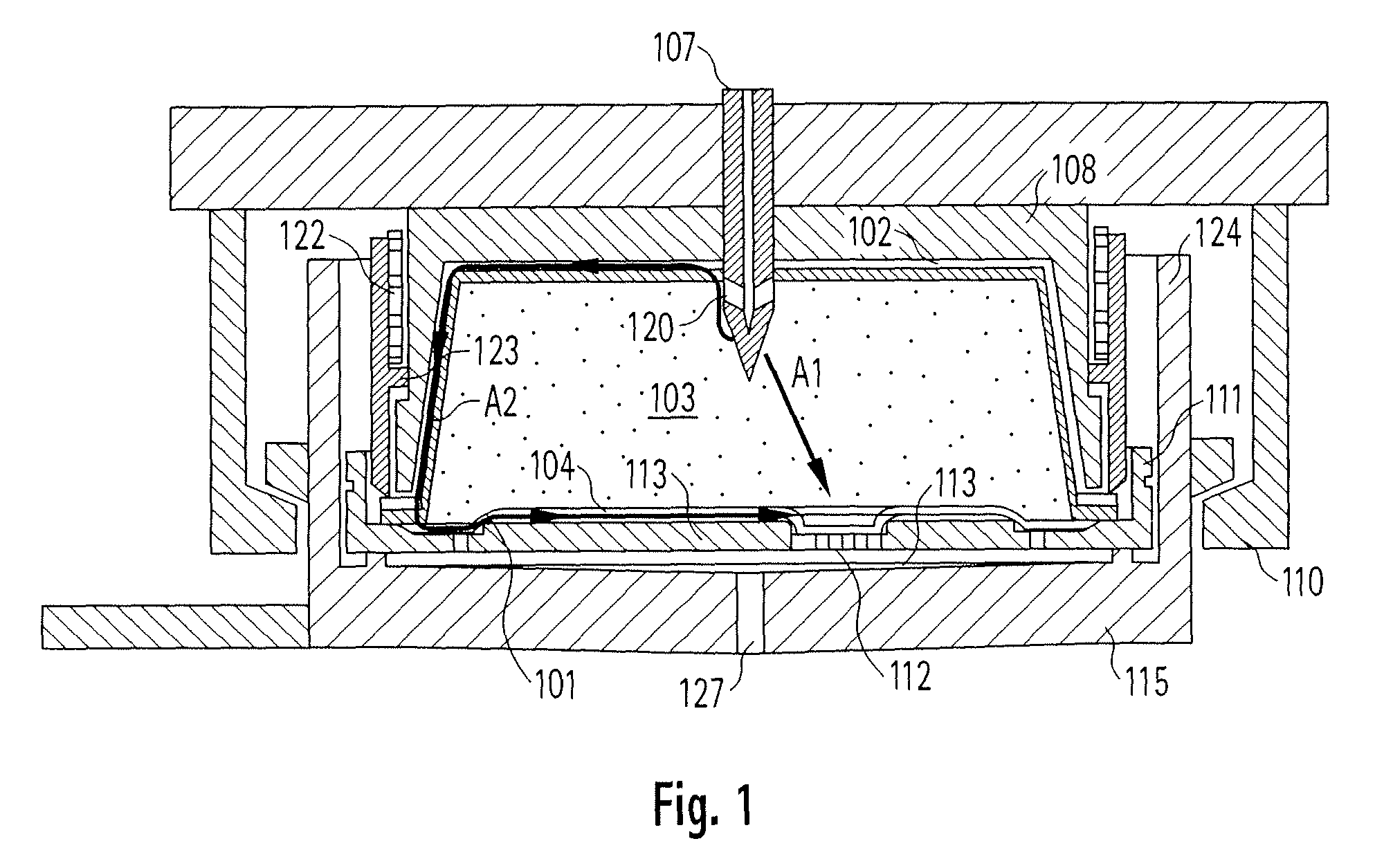 Capsule with outer sealing material pressurized by fluid and method and system for using same