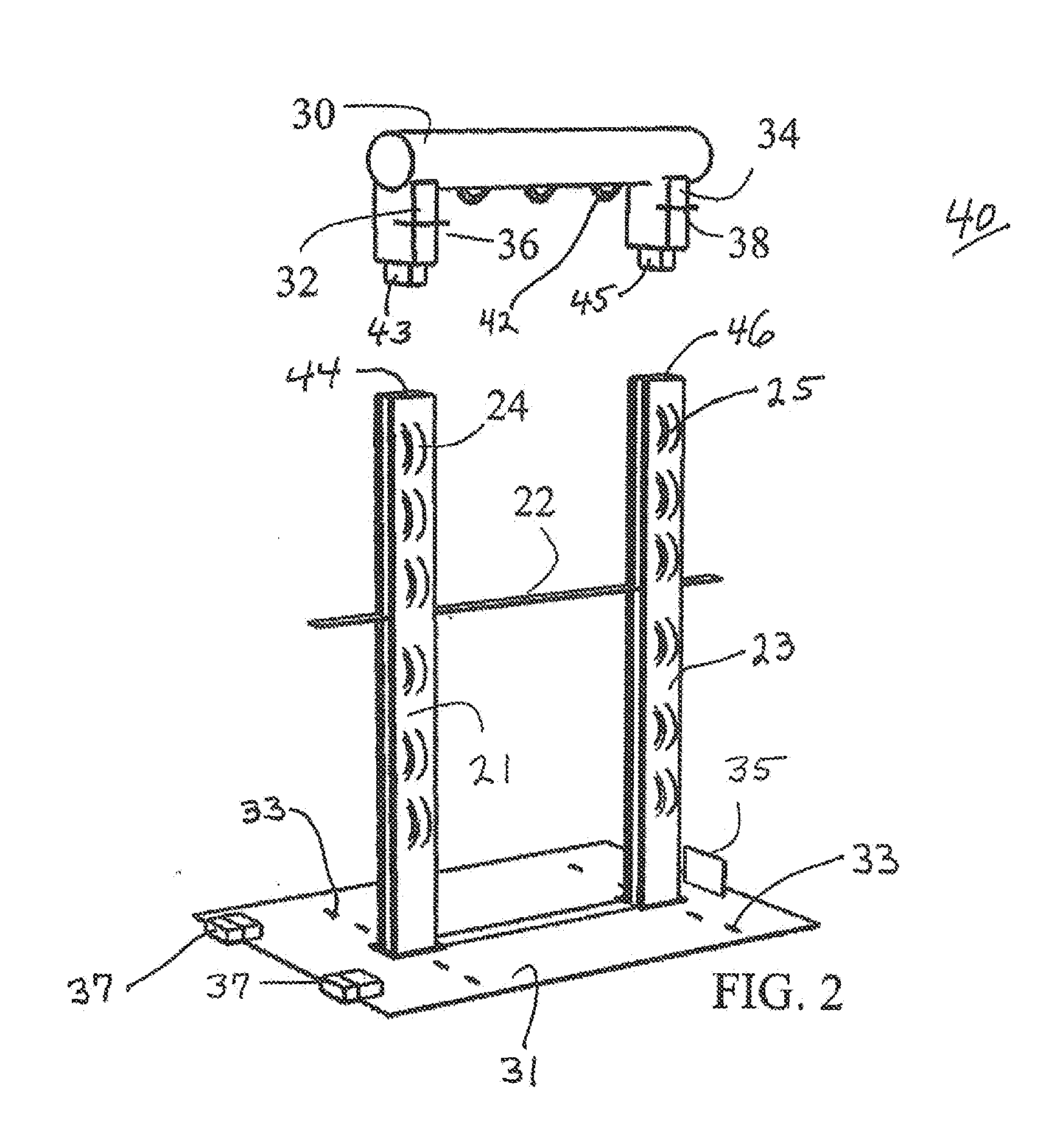 Apparatus for Performing Body Exercises Having Pivotally Mounted Stabilizers
