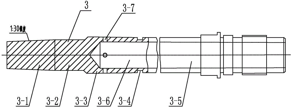 Method for processing deep hole of sleeve of steam turbine by using stepped reamer