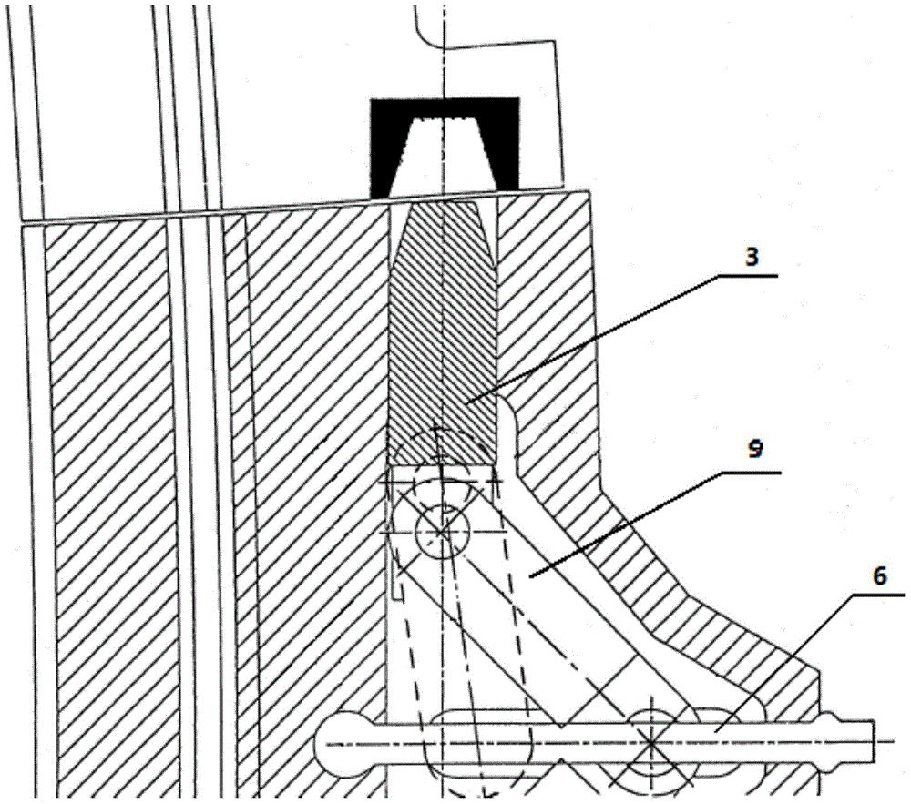 Detachable track connecting mechanism applied to nuclear fusion device
