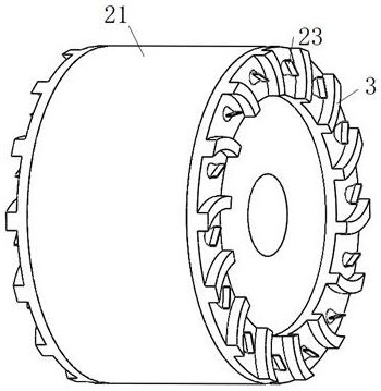 Inner rotor motor cooling structure