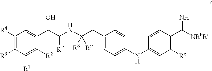 Amidine substituted aryl aniline compounds