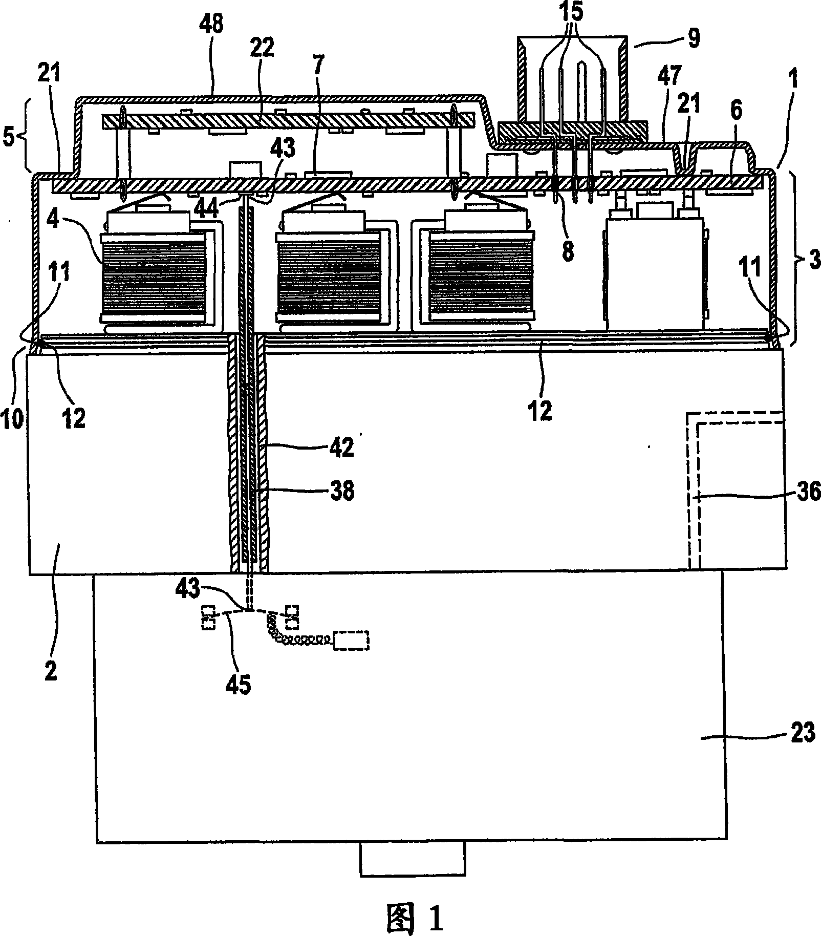 Electrohydraulic pressure control device for automotive brake systems