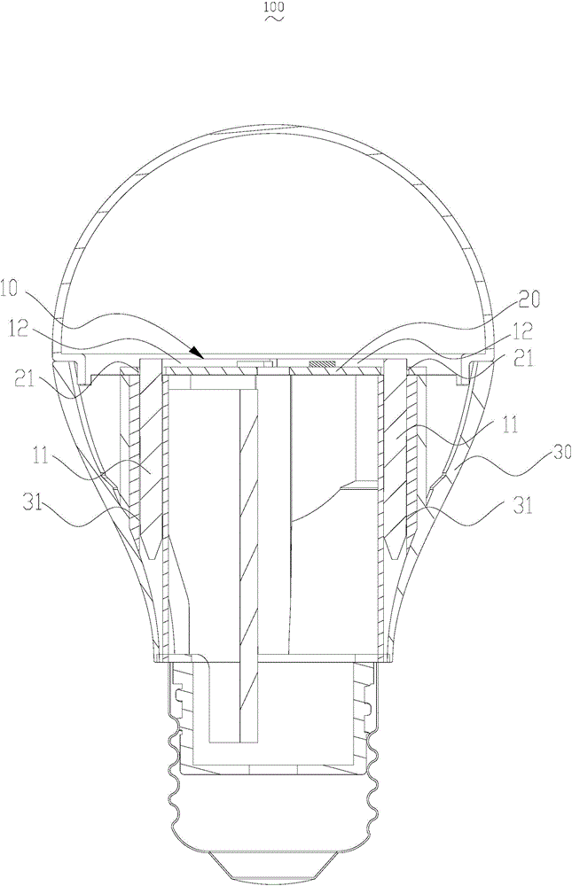 Heat transfer frame type LED light