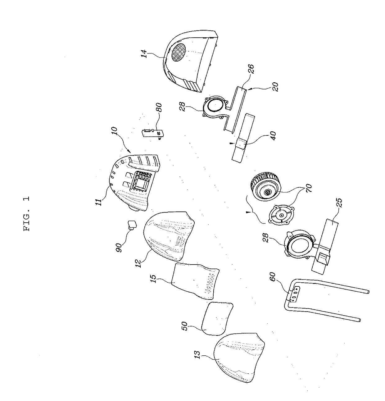 Cold/warm headrest for vehicle and method of controlling operation thereof