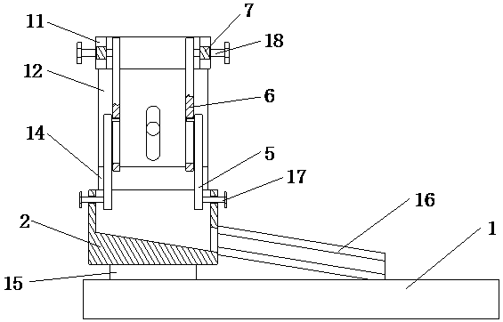 Correction device for anti-sticking machine for preventing falling deviation of products