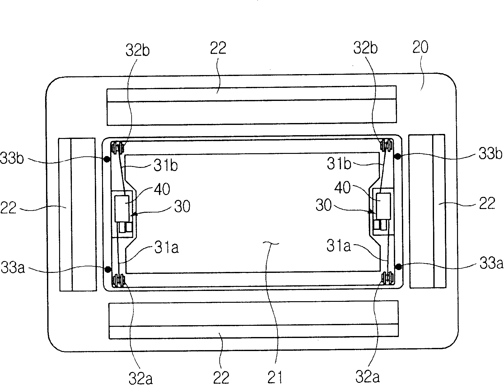 Roof arranged type air-conditioner