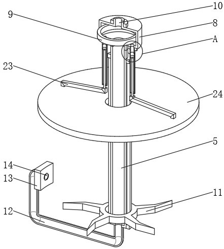 Extraction device for camellia oil processing