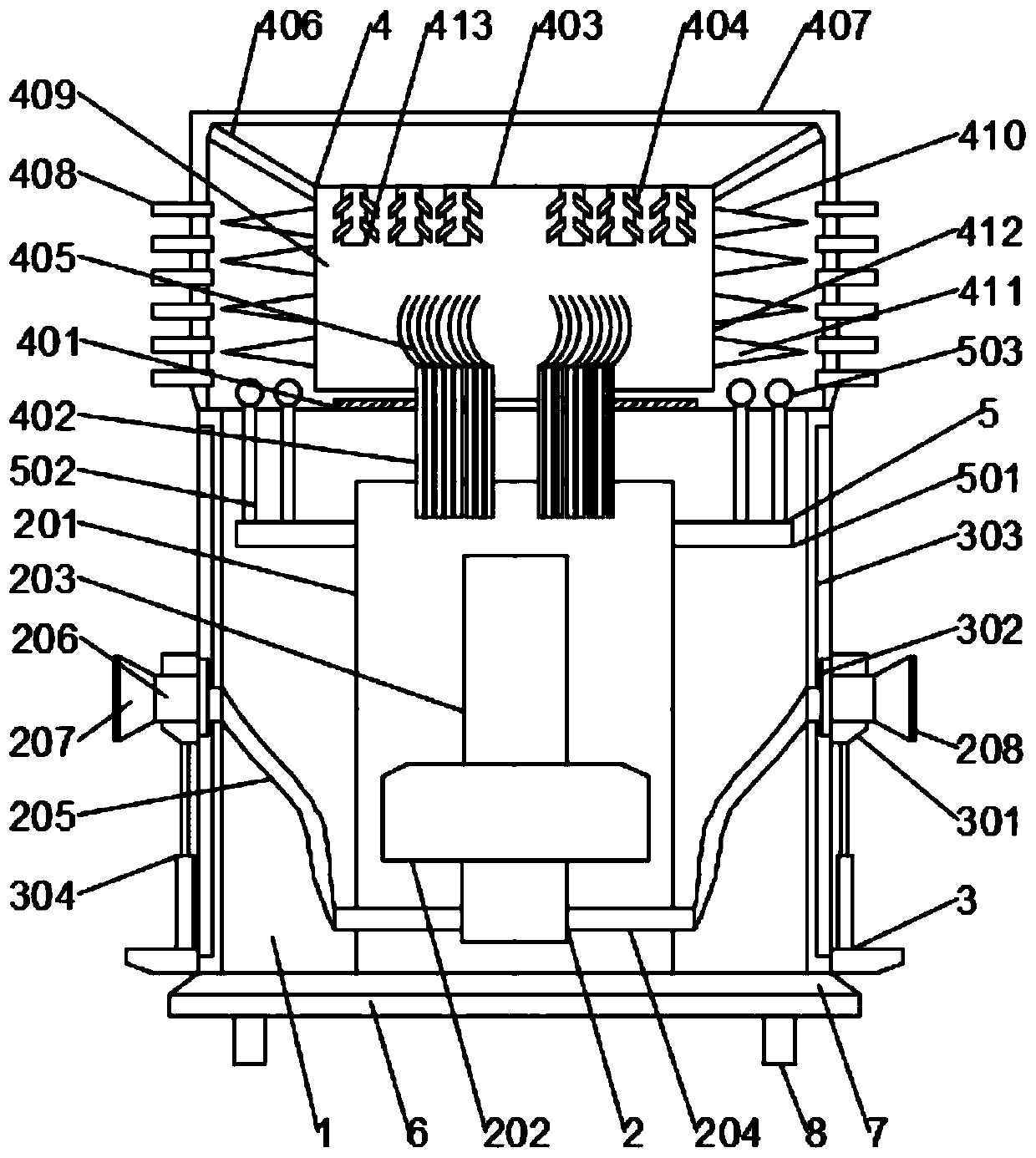 A new type of energy-saving and high-efficiency general-purpose cooling device for electromechanical equipment