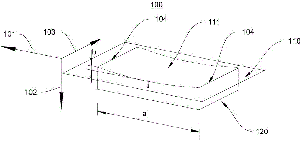 Concave anvil used for forging and forging device