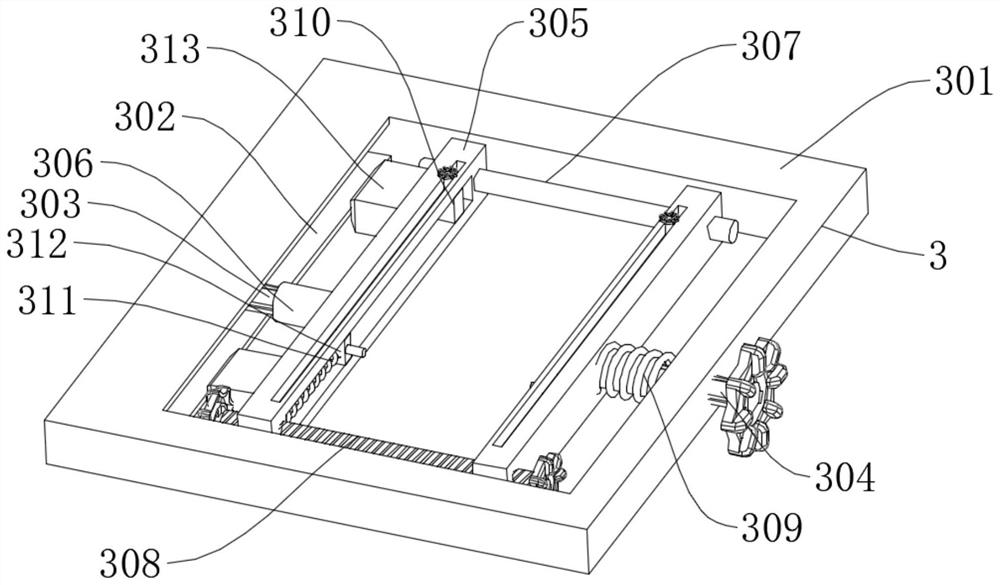 Anti-shocking type accurate carving device for machine manufacturing