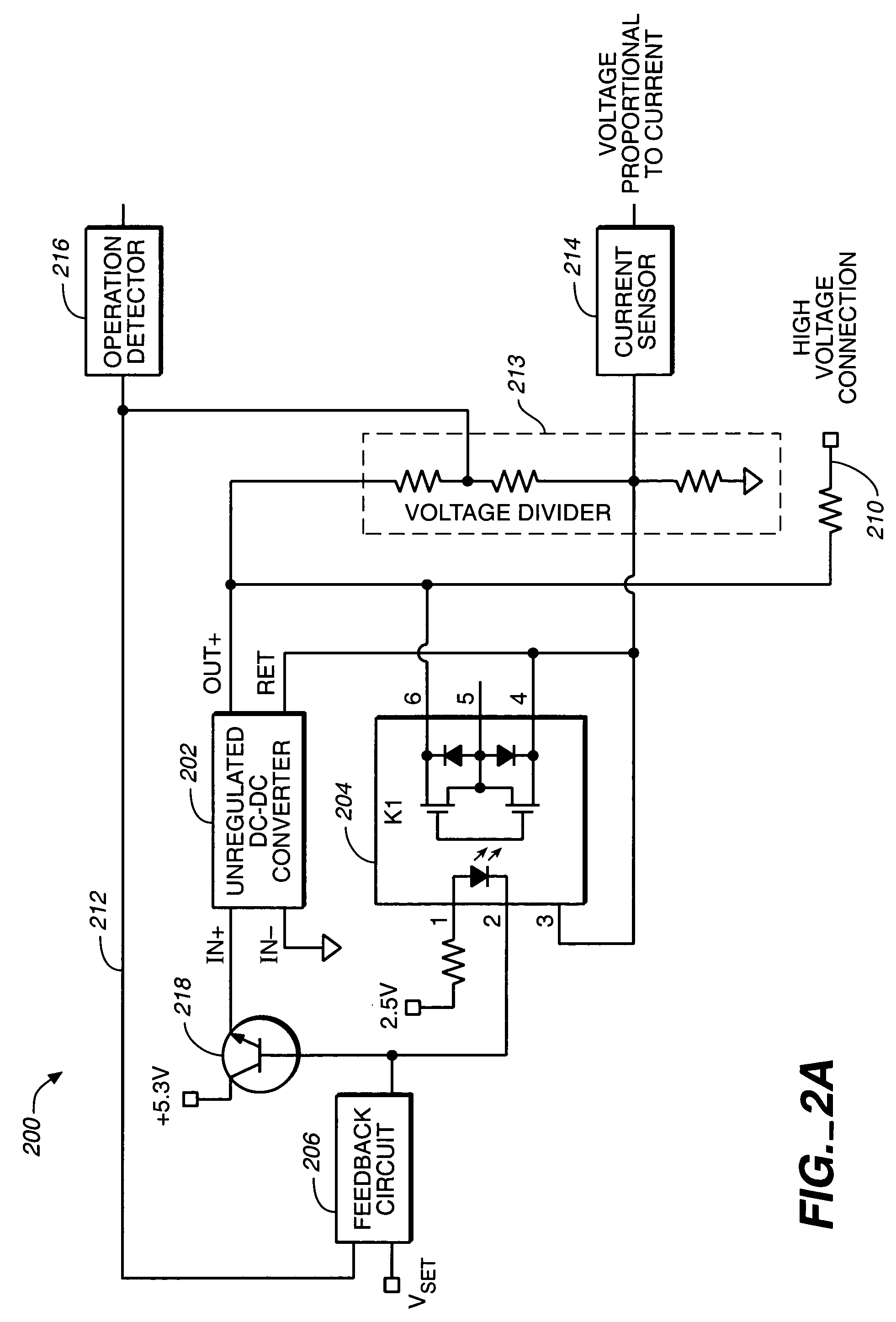 Modular high voltage power supply for chemical analysis