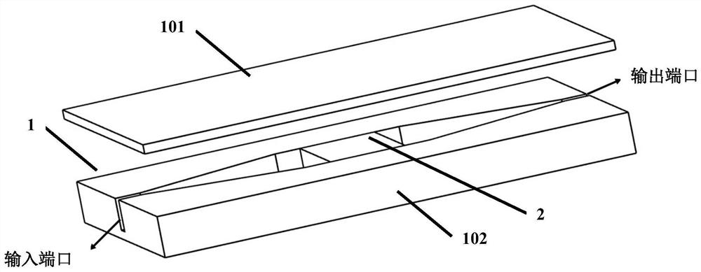 A planar microwave energy transmission window