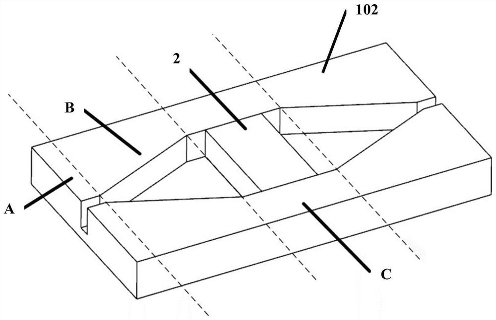 A planar microwave energy transmission window