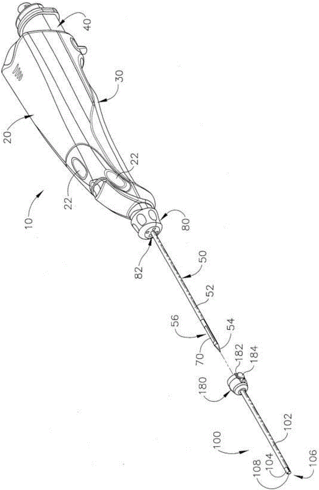 Biopsy device and introducer for biopsy device