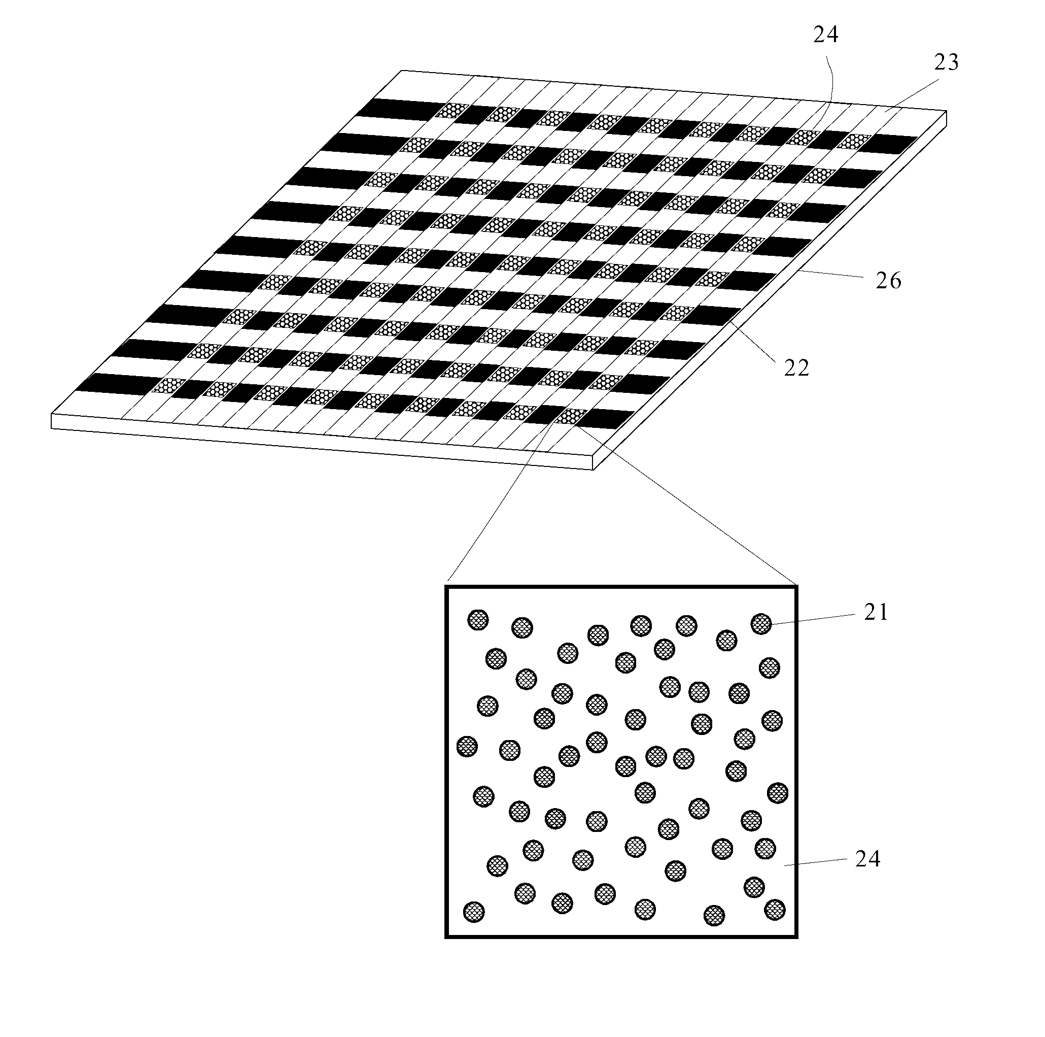 Triode Field Emission Cold Cathode Devices with Random Distribution and Method
