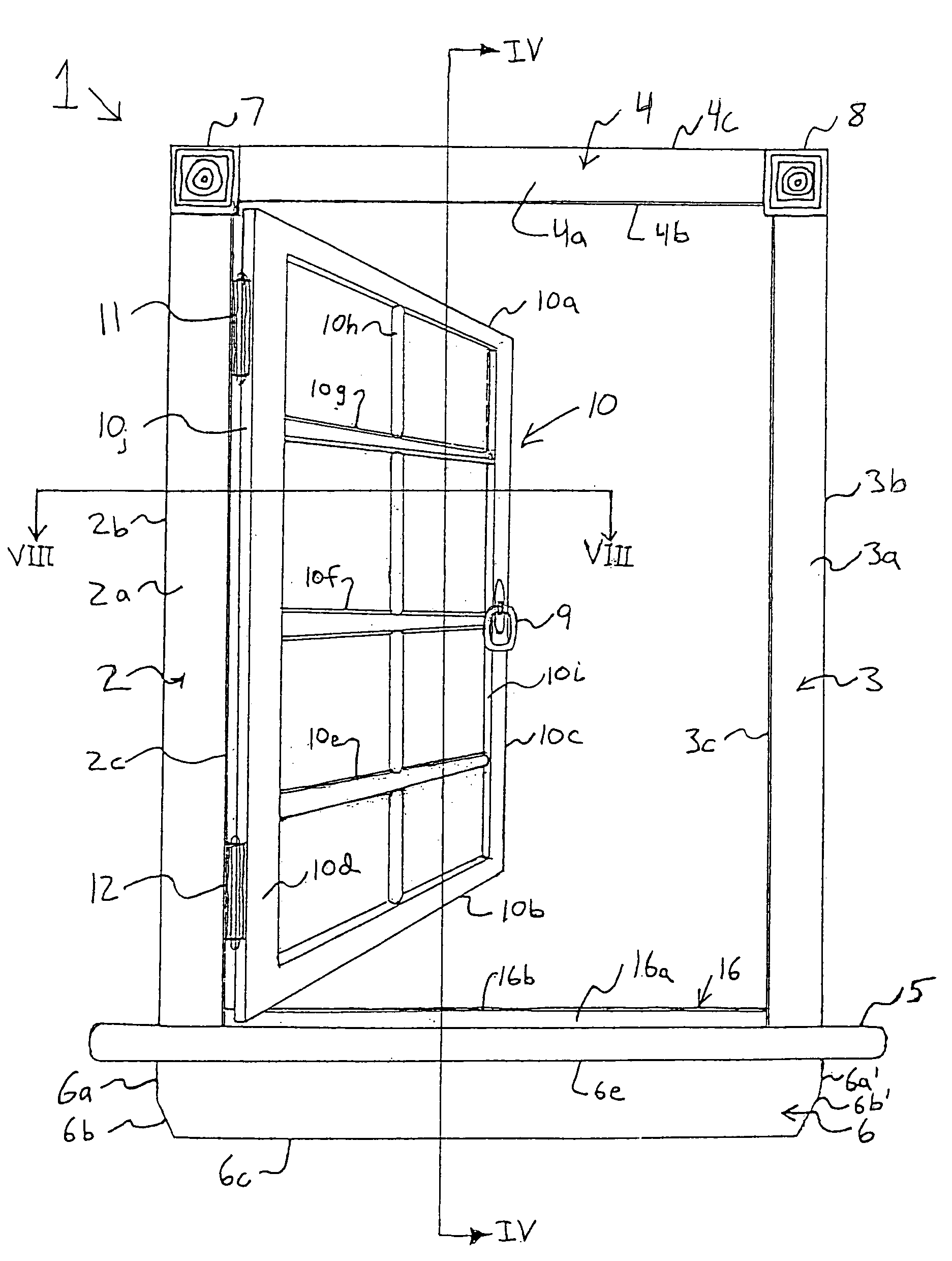 Decorative device having the appearance of a window and displaying an external scenery