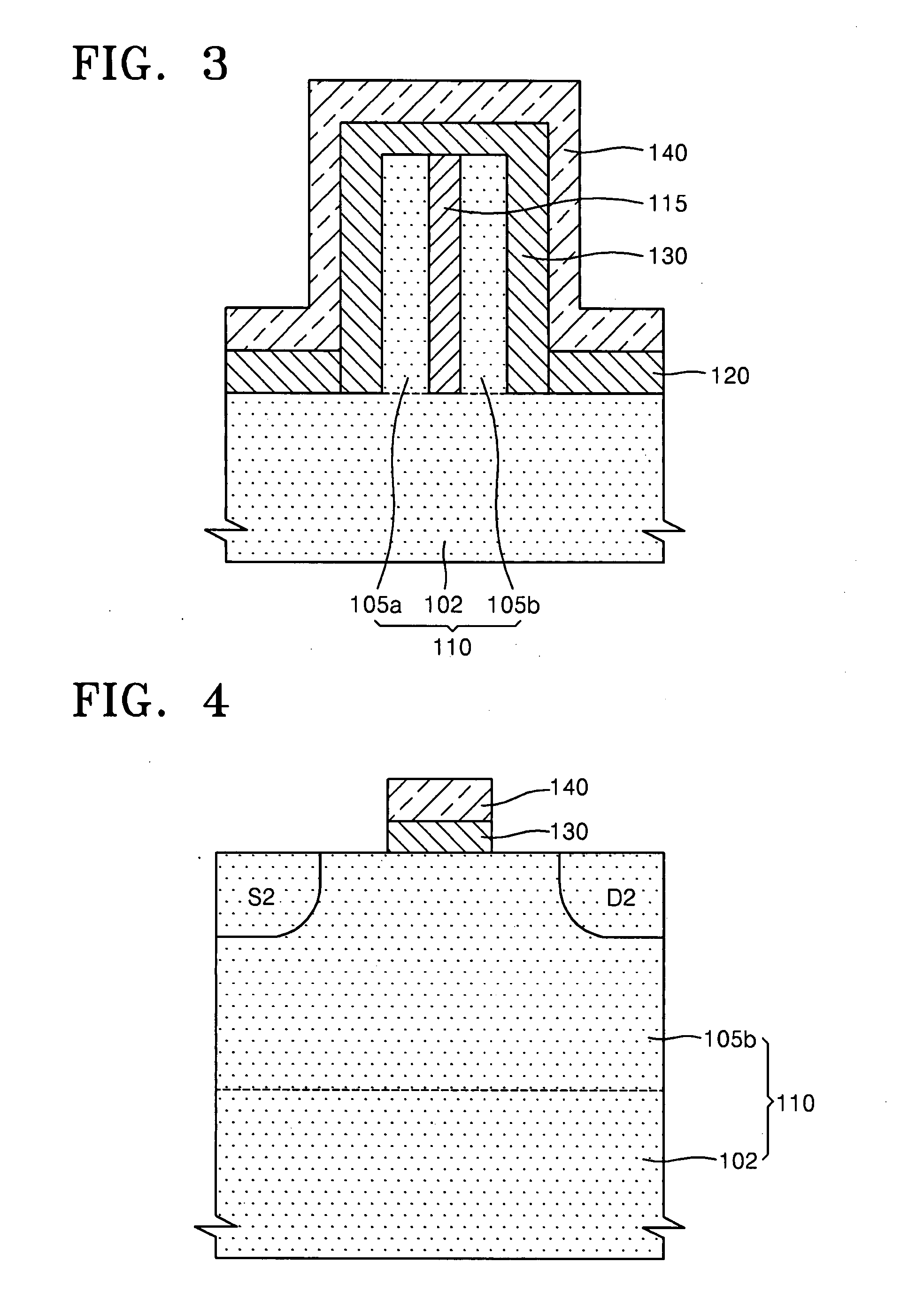 Non-volatile memory device having four storage node films and methods of operating and manufacturing the same