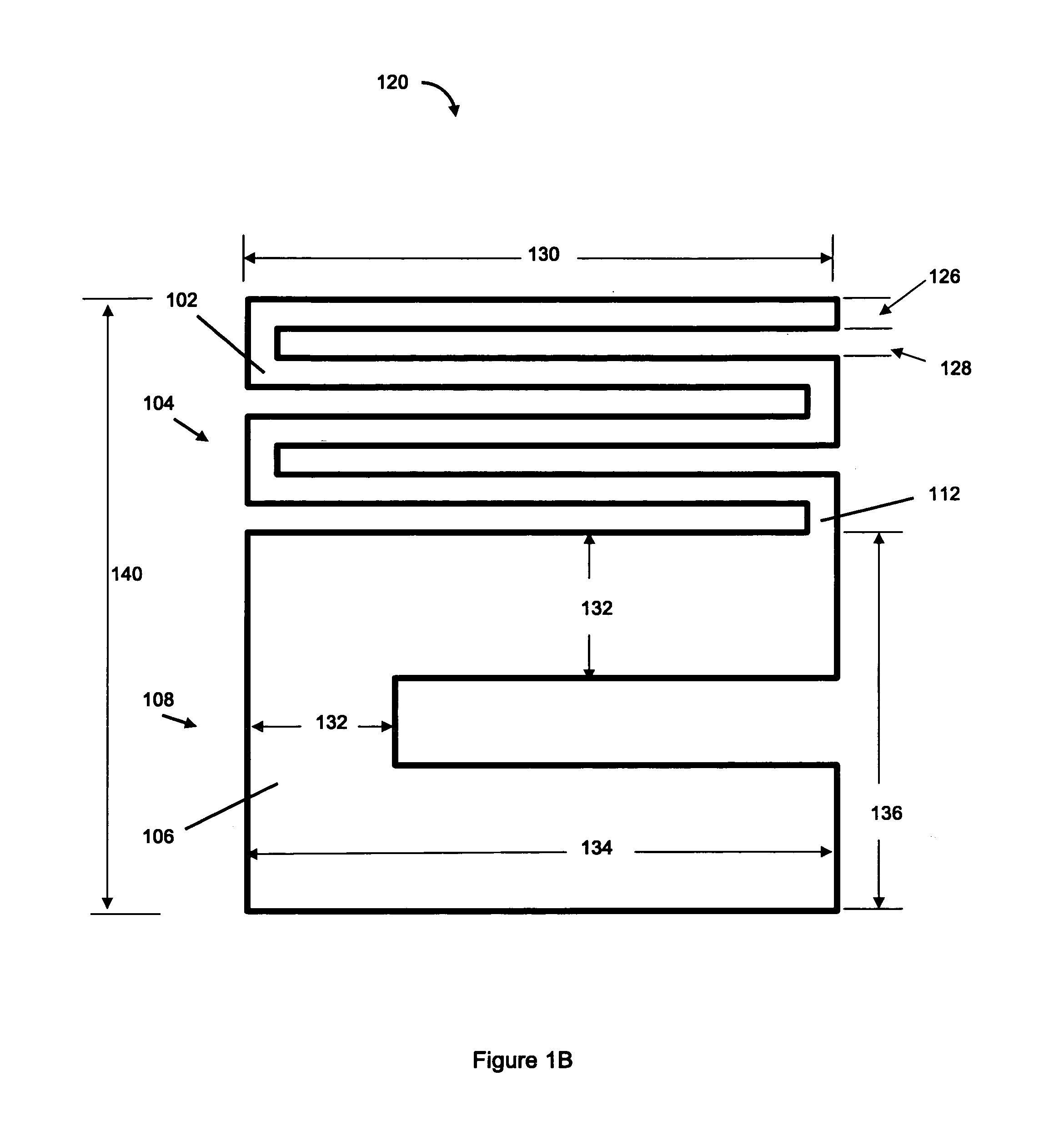 Antenna with distributed strip and integrated electronic components