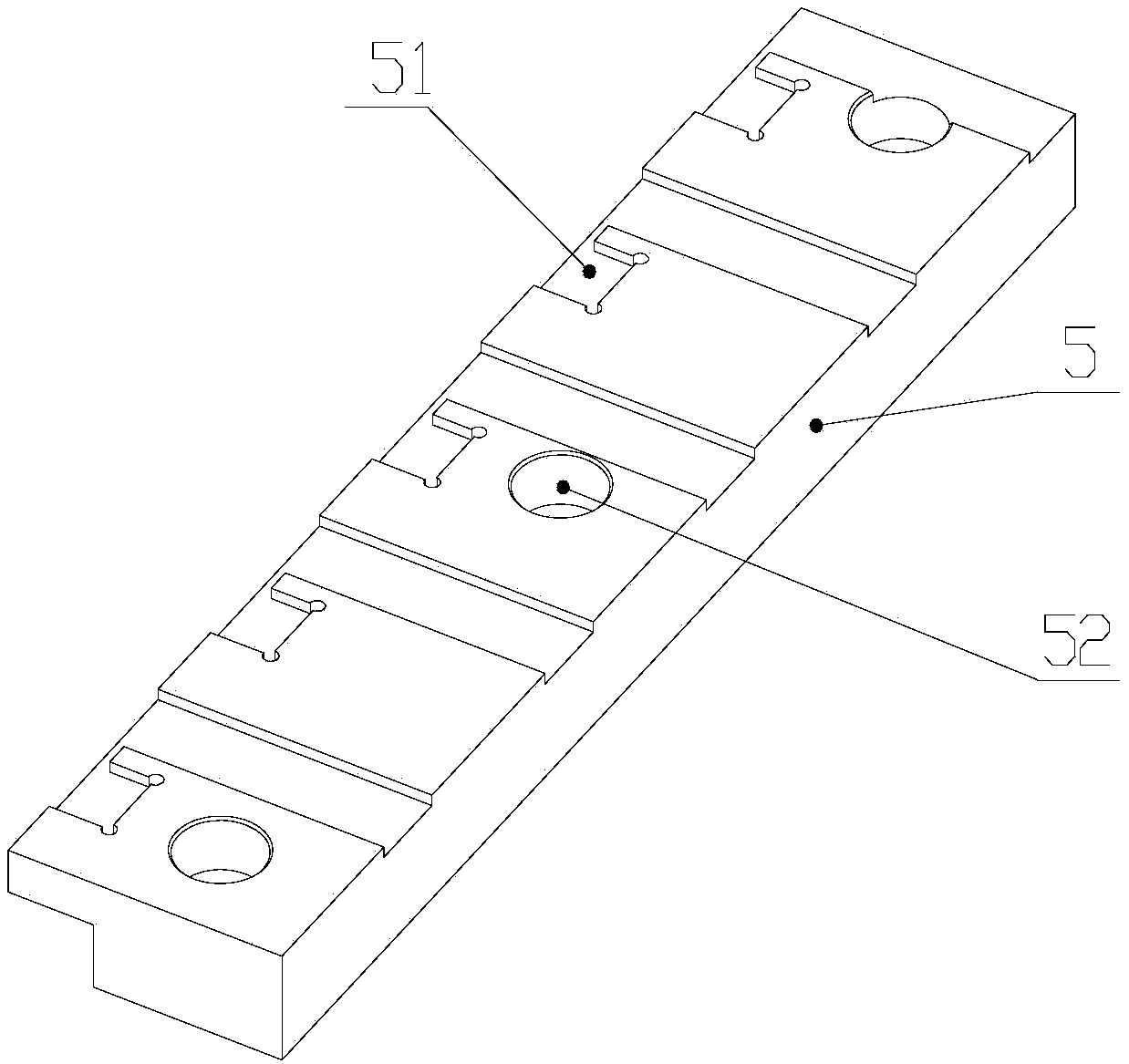 Multi-station clamp for small part processing