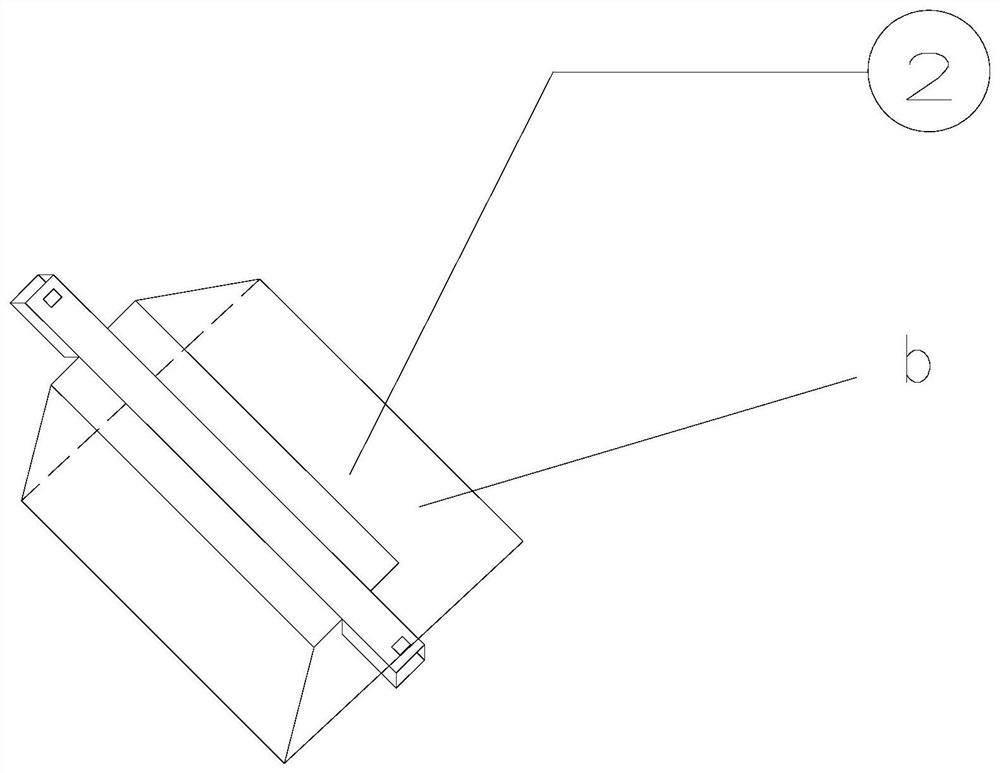 Light occlusion type under-wall strip-shaped foundation and construction method thereof