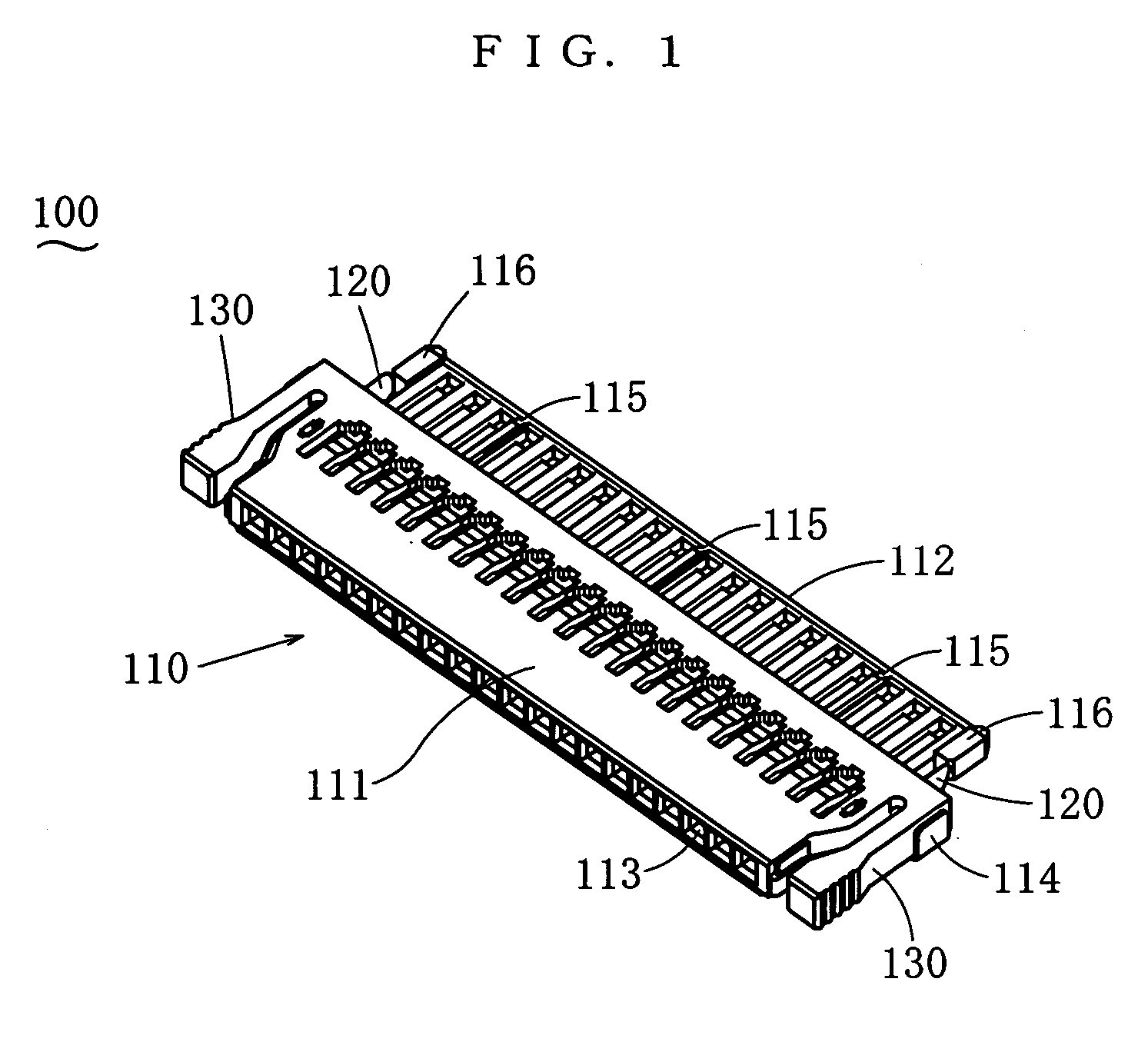 Plug connector housing with locking mechanism and plug connector having such housing