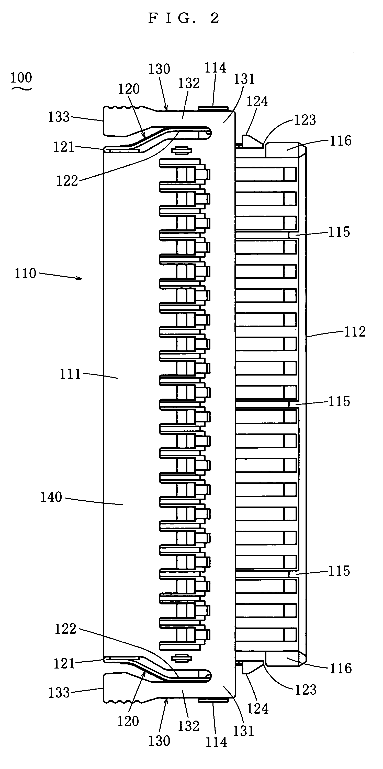 Plug connector housing with locking mechanism and plug connector having such housing