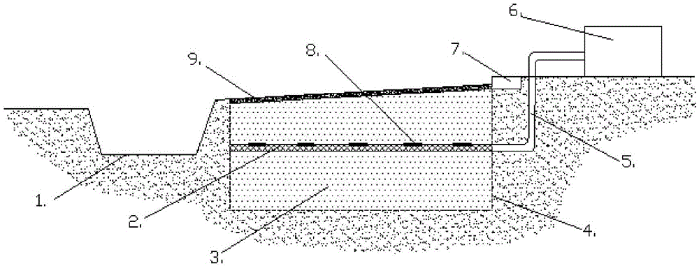 Underground water artificial recharge suspended matter blocking treatment method based on air flow circulation