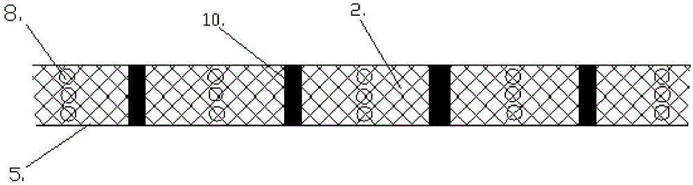 Underground water artificial recharge suspended matter blocking treatment method based on air flow circulation