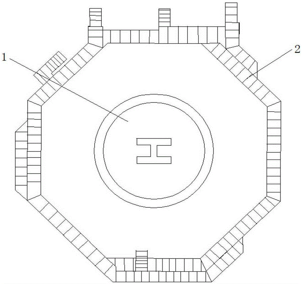 Helipad supporting system