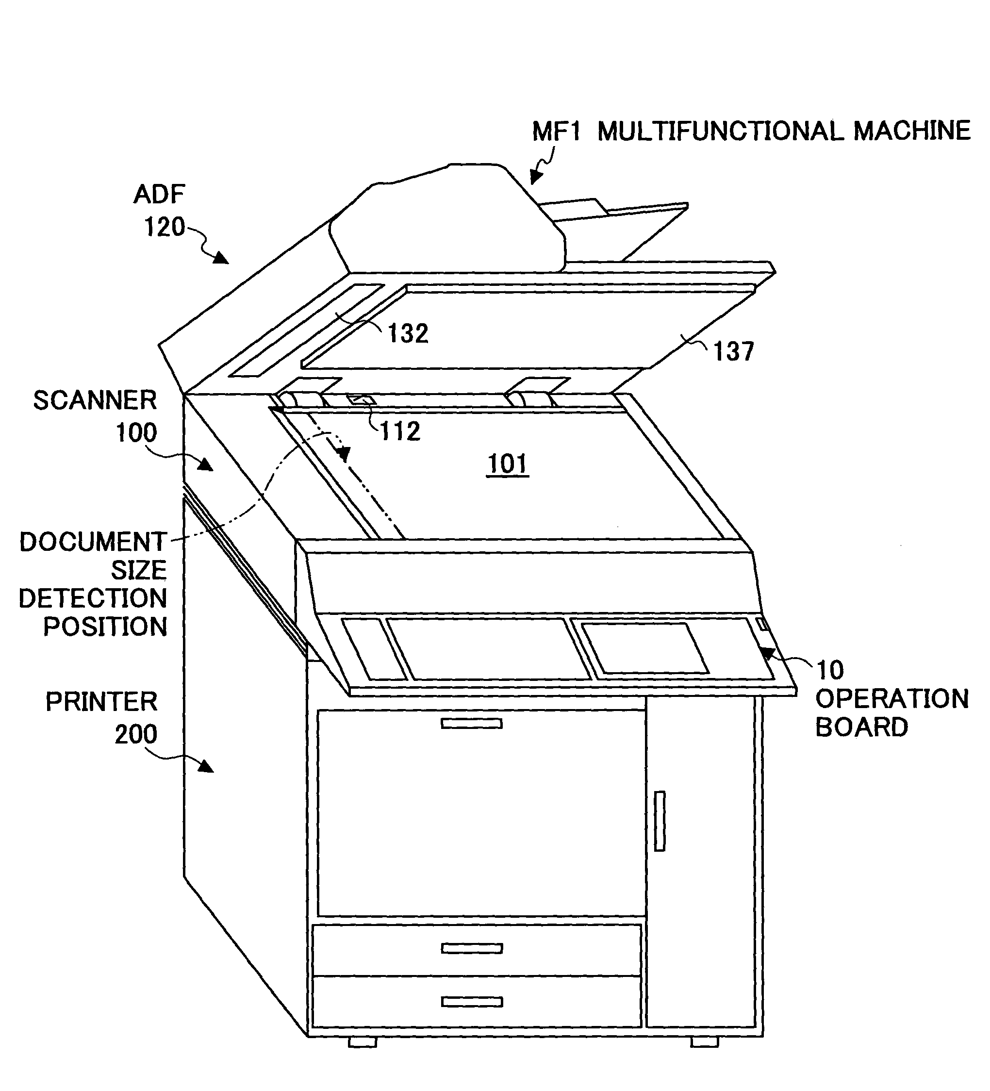 Document reading apparatus and an image formation apparatus