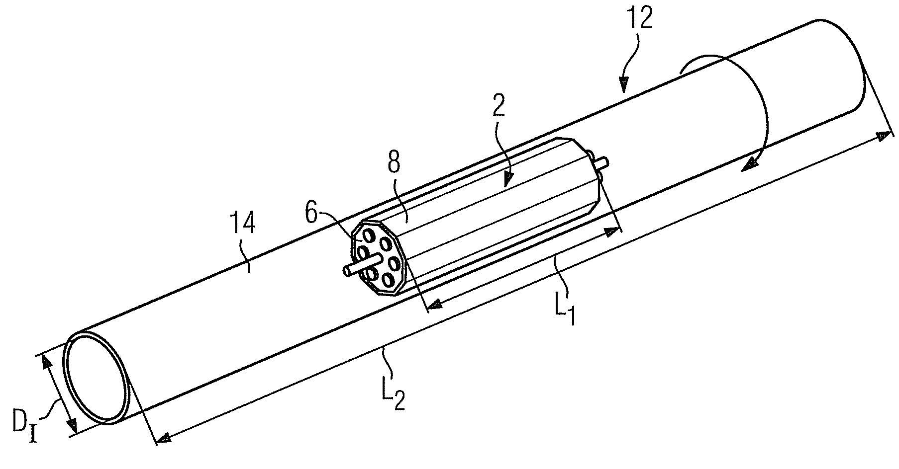 Roller drive for a conveyor system and conveyor system