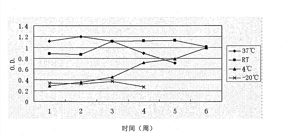 Preparation method of E hepatitis rabbit-human chimeric antibody quality control substance