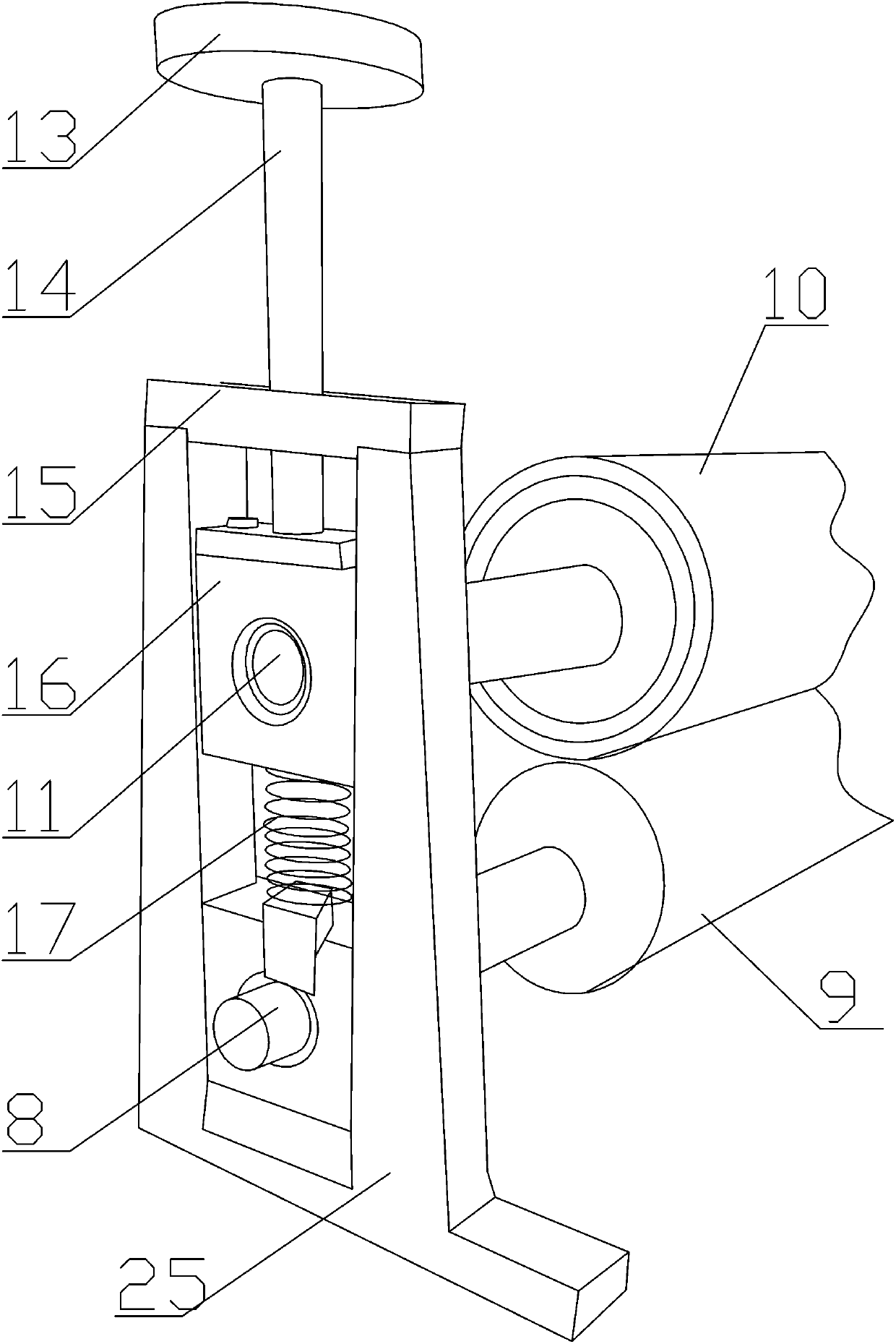 Abrasive paper printing and water feeding mechanism