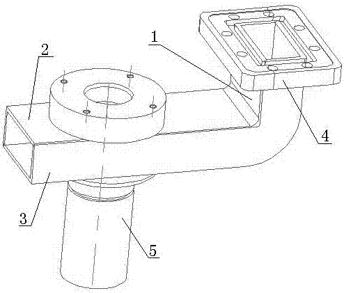 Vacuum brazing method of double-path rotating joint