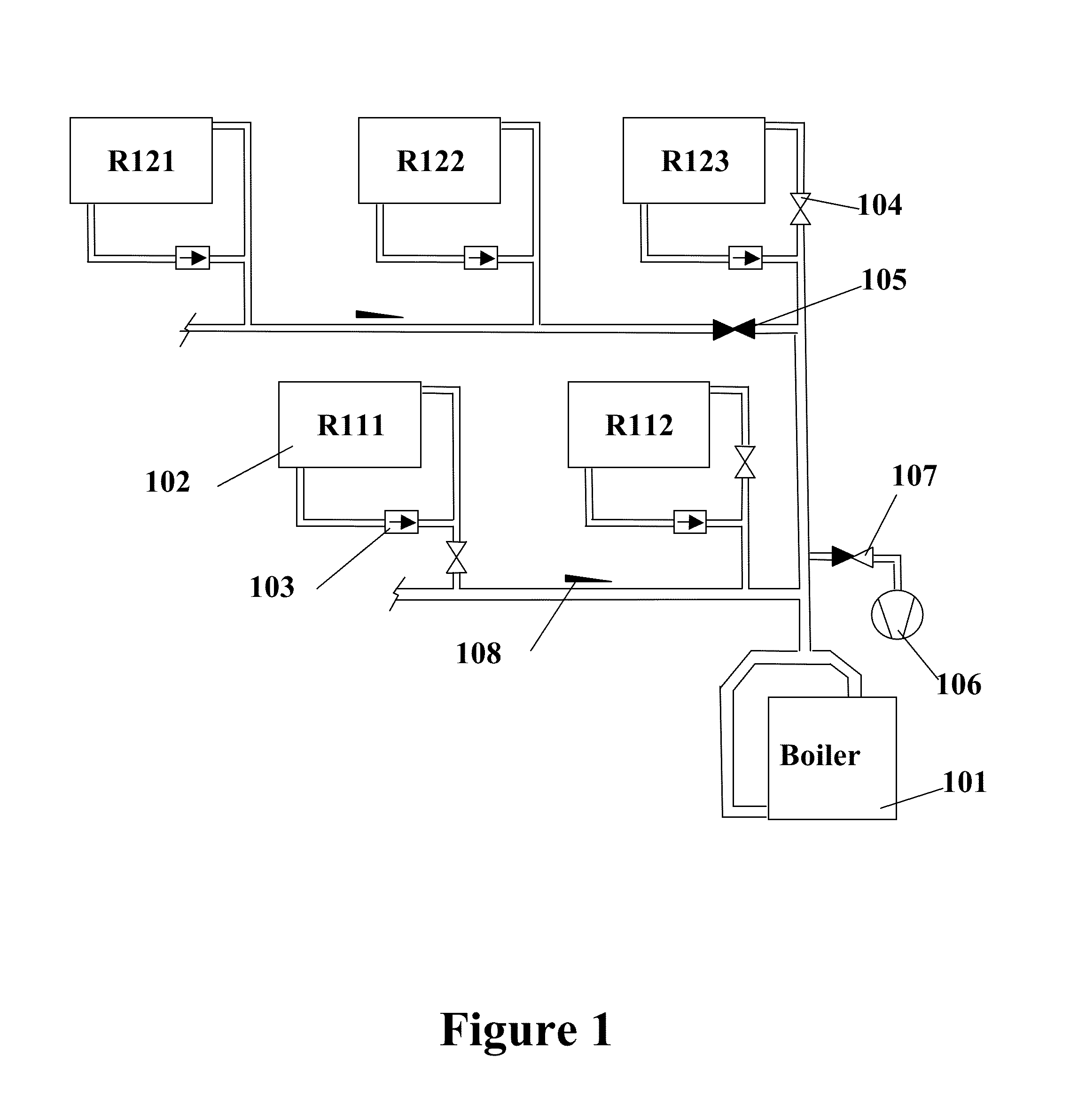 Vapor vacuum heating systems and integration with condensing vacuum boilers