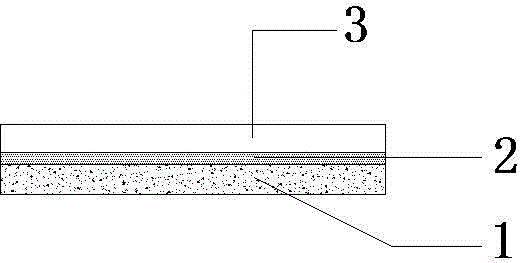 Simple vinyl tile paving method