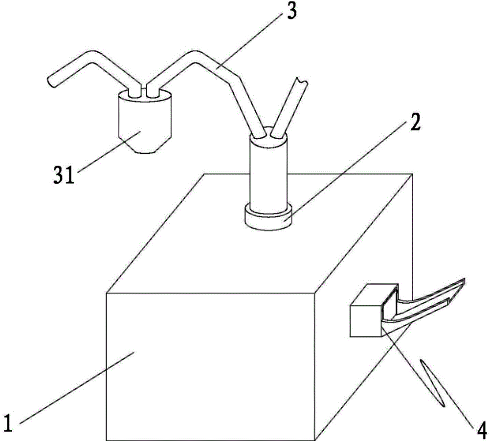 Antimony powder production system