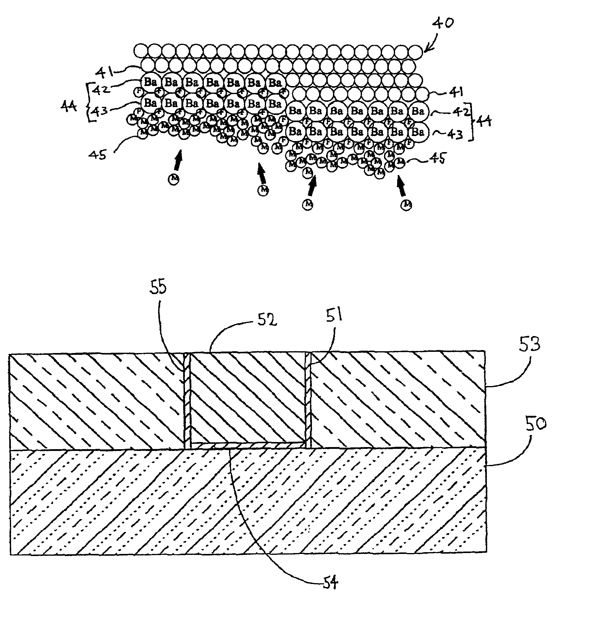 Process for making electronic devices having a monolayer diffusion barrier