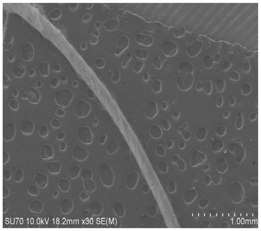 Preparation method of continuous silicon carbide micro-nano fiber bundle